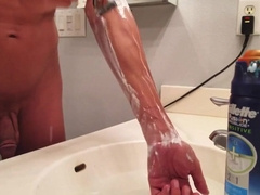 Shaving and Masturbating 3