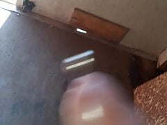 Show-off hot pierced penis