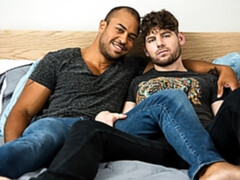 Interracial fuck with newcomers Julian Grey and Connor Halsted