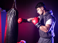 Malik the horny hunk gets fucked brutally