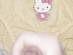 Cum in hello kitty panties