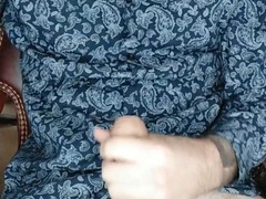 Massive Parent Masturbates Off His Sausage And Presents His Fellow