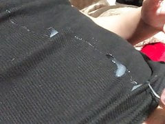 Cum on my black tank top