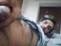 Indian man enjoy
