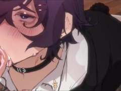 Femboy inhaling a manhood