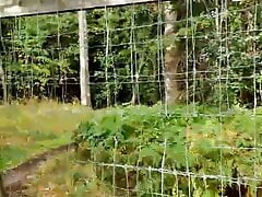 Darren Sullivan Voyeur,s Slut in the Wood Collecting Used Condoms