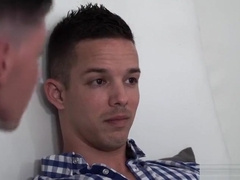 Gay jock blackmails college roommate