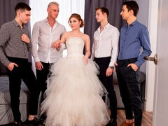 Минет, Невеста, Собачьи, Двойное проникновение, Сперма на лице, Групповуха, Группа, Киски