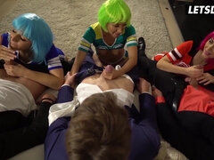 アメリカ人, デカ尻, デカパイ, フェラチオ, 口内発射, 顔射, ハードコア, 自然山雀