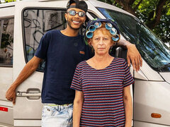 Cul, Belle grosse femme bgf, Bus, Couple, Extrême, Mamie, Monstre, Rugueux