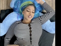 Mooie dikke vrouwen, Rondborstig, Mollig, Zwart, Ondergoed, Natuurlijke tieten, Tieten likken, Speelgoed