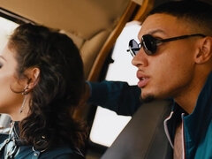 Cul, Bottes, Voiture, Queue, Lesbienne, Masturbation, De plein air, Fessée