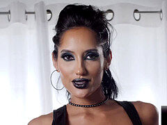 フェラチオ, ブーツ, 茶髪の, 口内発射, 開帳, ヒール, ラティーナ, レザー