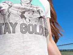 Grosse titten, Braunhaarige, Windel, Milf, Piercing, Öffentlich, Dusche, Titten