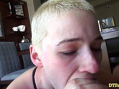 RILEY NIXON SHOWERS, THEN GETS HER BEAUTIFUL PUSSY FILLED WITH CUM
