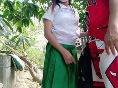 18, 大学生, フィリピン女性, 日本人, 小柄, オマンコ, ストッキング, ユニフォーム