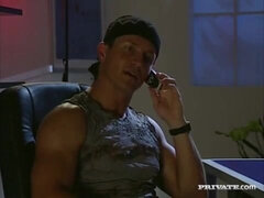 Blonde, Sucer une bite, Européenne, Seins naturels, Rousse roux, Rasée, Maigrichonne, Jarretelles