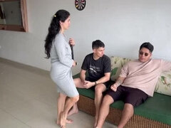 お尻, デカ尻, カップル, イく瞬間, スペイン人, おもらし, 義母, トイレ