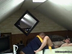 Spying My Mommy In The Attic With A BIG BLACK COCK