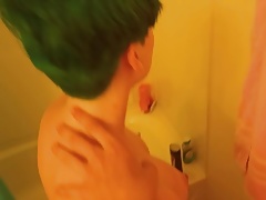 green haired girl always horny