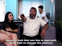 黒人, ブラジル, 茶髪の, 巨大, ラティーナ, 熟年, 息子, オッパイの