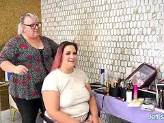 Arsch, Hinter den kulissen, Grosser arsch, Pummelig, Hd, Nackt, Muschi, Flotter dreier