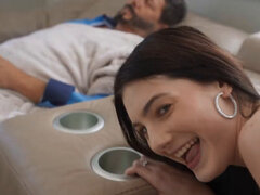 デカ尻, デカチン, 茶髪の, ハメ撮り, 剃毛