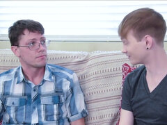 デカチン, フェラチオ, 三人