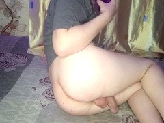 Dildo, Futanari, Wichsen, Masturbation, Transfrau, Solo, Spielzeuge