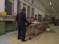 Alluring cougar temptress exciting Retro porn scene