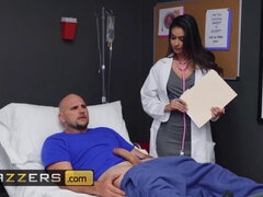 Katana Kombat gets her big tits and tight ass stretched by JMac's cure in Doctors Adventure