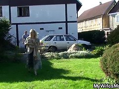 She finds him fucking blonde mom in law