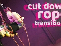 Bondage discipline sadomasochisme, Grote kont, Gebondenheid, Bruinharig, Vies, Hd, Tatoeage, Tieten likken