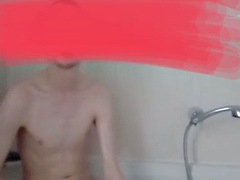 Leie, Britisch, Schwul, Masturbation, Öffentlich, Dusche, Solo, Jungendliche (18+)