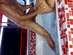 Indian babe Indiobbc gets brutal in the jacuzzi