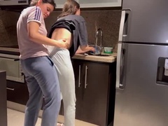 Leie, Dildo, Fingern, Selbstgemacht, Latina, Lesbisch, Lecken, Rasiert