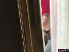 Step-nephew caught peeping fucks horny step-aunt - Erin Electra