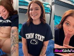 18 jahre, Leie, Grosser arsch, Hochschule, Studentenwohnheim, Hd, Rotschopf, Titten