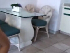 Petite Teen Princess Blindfolded and Dominated in Kitchen by Master Rick Savage