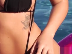 Busty Keisha Grey dped in gangbang