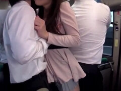 Leie, Bus, Besamung, Handjob, Hd, Japanische massage, Pov, Öffentlich