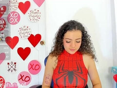 Lewd whore breathtaking cam show