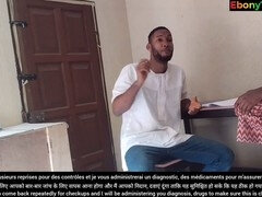 Stripping down for a bribe during a doctor's appointment