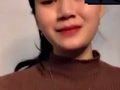 Enthousiasteling, Aziatisch, Indonesisch, Shemale, Alleen, Tieten likken