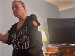 Sweet Marie Homemade MILF Blowjob - Cum Swallowing Mom Doesn't Stop Sucking