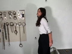 Gaia Girl In Handcuffs And Shackles