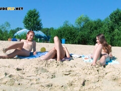 Enthousiasteling, Lieveling, Strand, Naakt, Nudist, Openbaar