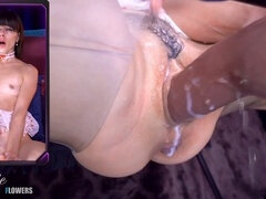 Frau, Fingern, Maschinenfick, Masturbation, Orgasmus, Spielzeuge