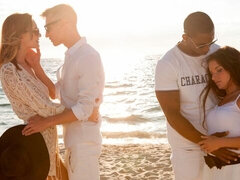 Grote kont, Grote lul, Grote mammen, Hondjeshouding, Kwartet, Interraciaal, Mager, Tiener