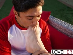 Gigi Dior Feet Worship & Outdoor Fuck - Big Tits POV Banged Hard